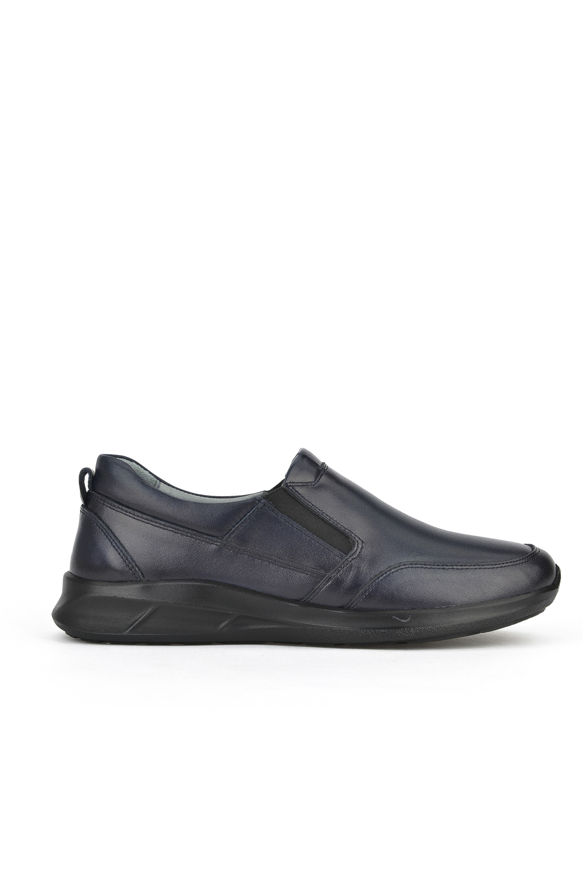 Erkek Hakiki Deri Konfor Ayakkabı 1531055Z1060 Lacivert - Görsel 2