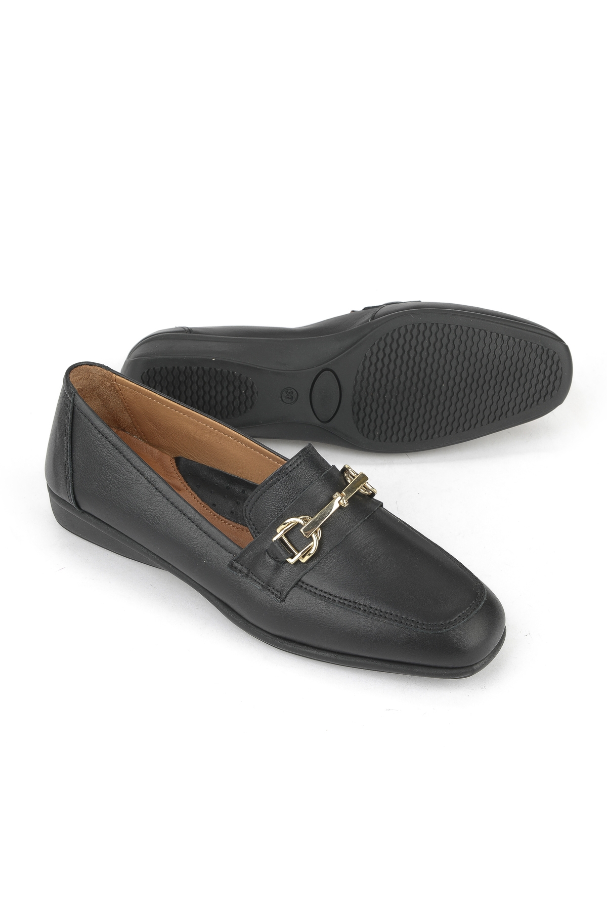 Kadın Hakiki Deri Ayakkabı 1531050Z26142202K Siyah - Görsel 6