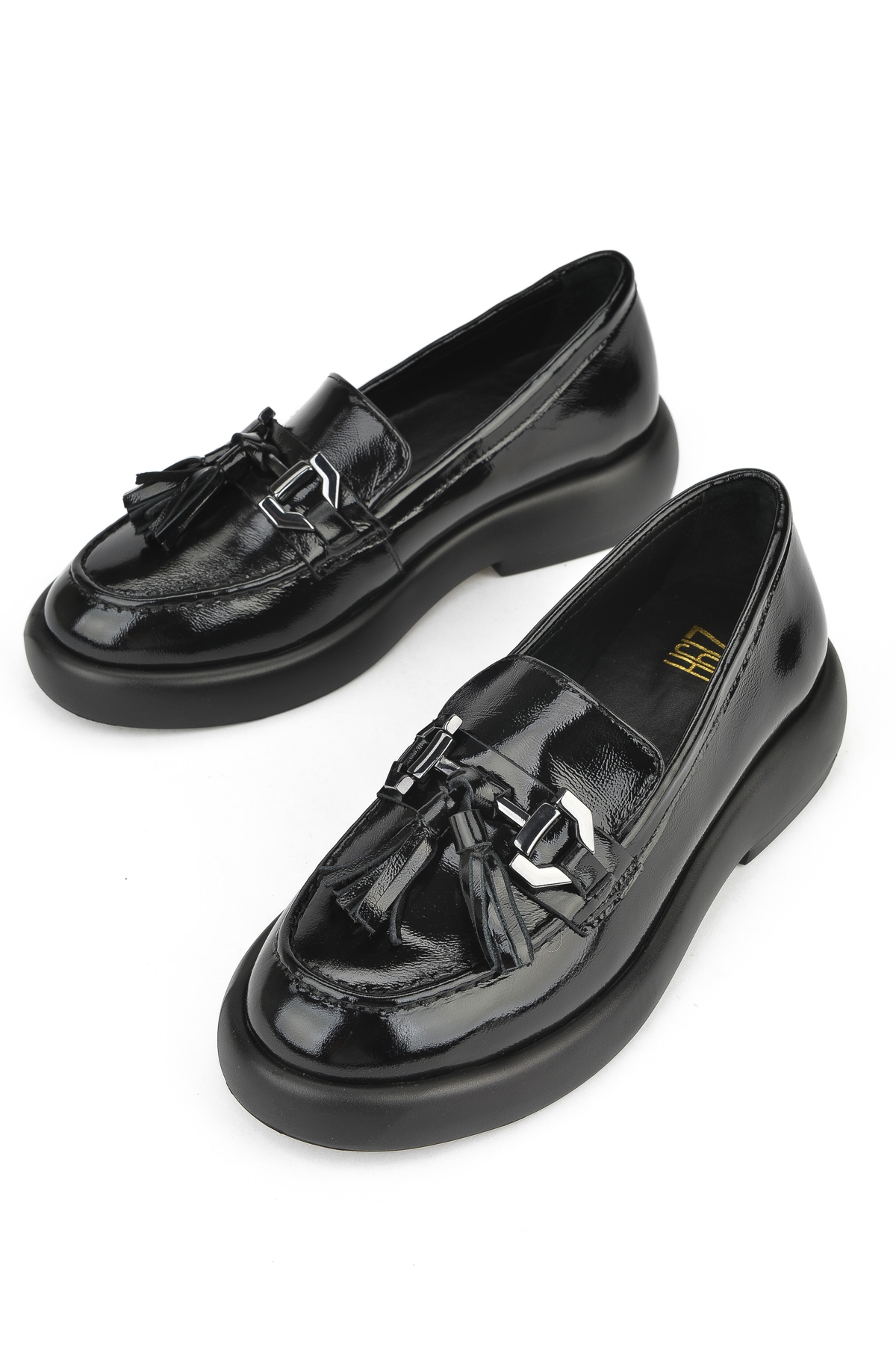 Kadın Hakiki Deri Ayakkabı 1531050Z26102309K2 Siyah - Görsel 6