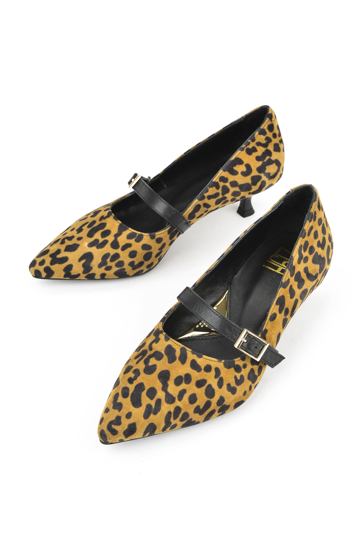 Kadın Hakiki Deri Ayakkabı 1531050Z26104804K2 Leopar - Görsel 6