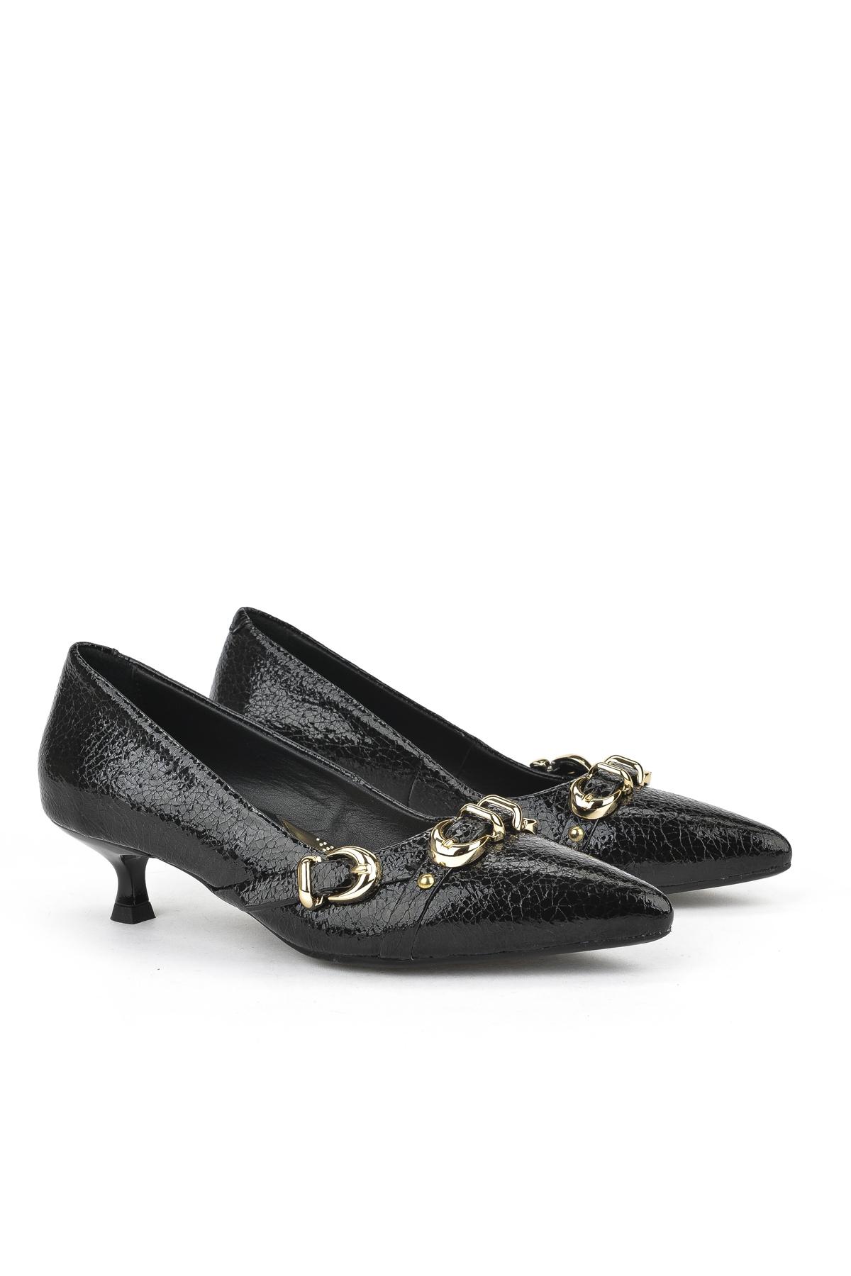 Kadın Hakiki Deri Ayakkabı 1531050Z26104802K Siyah - Görsel 3