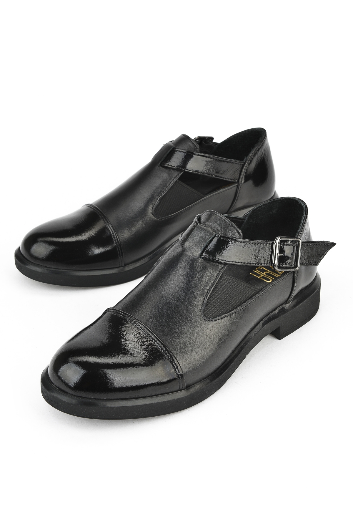 Kadın Hakiki Deri Ayakkabı 1531050Z26103402K Siyah - Görsel 6