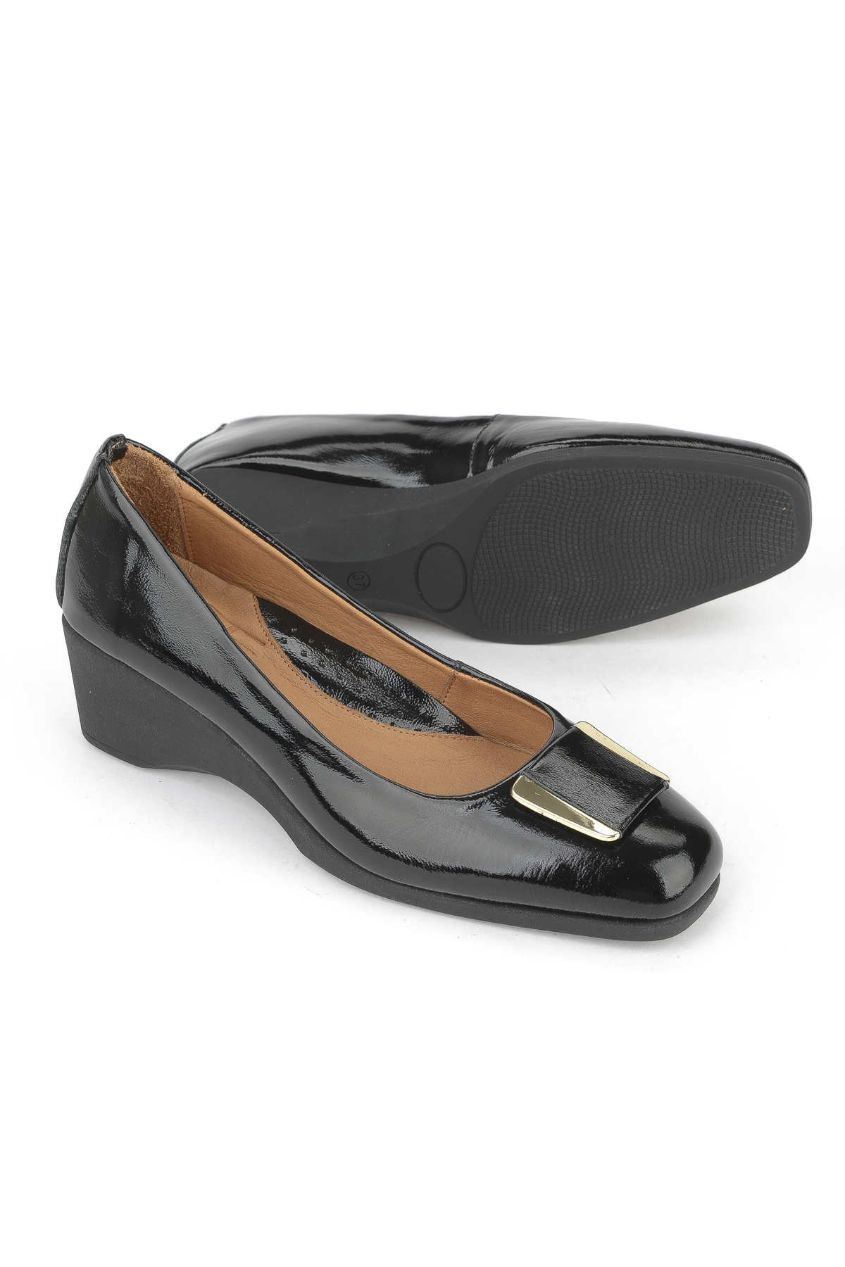 Kadın Hakiki Deri Ayakkabı 1531050Z25140128Y Siyah - Görsel 6