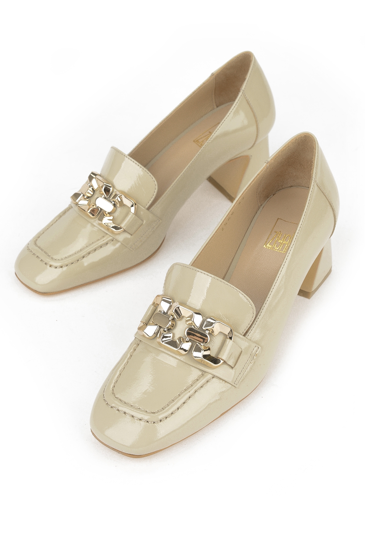 Kadın Hakiki Deri Ayakkabı 1531030Z2549 Bej - Görsel 6