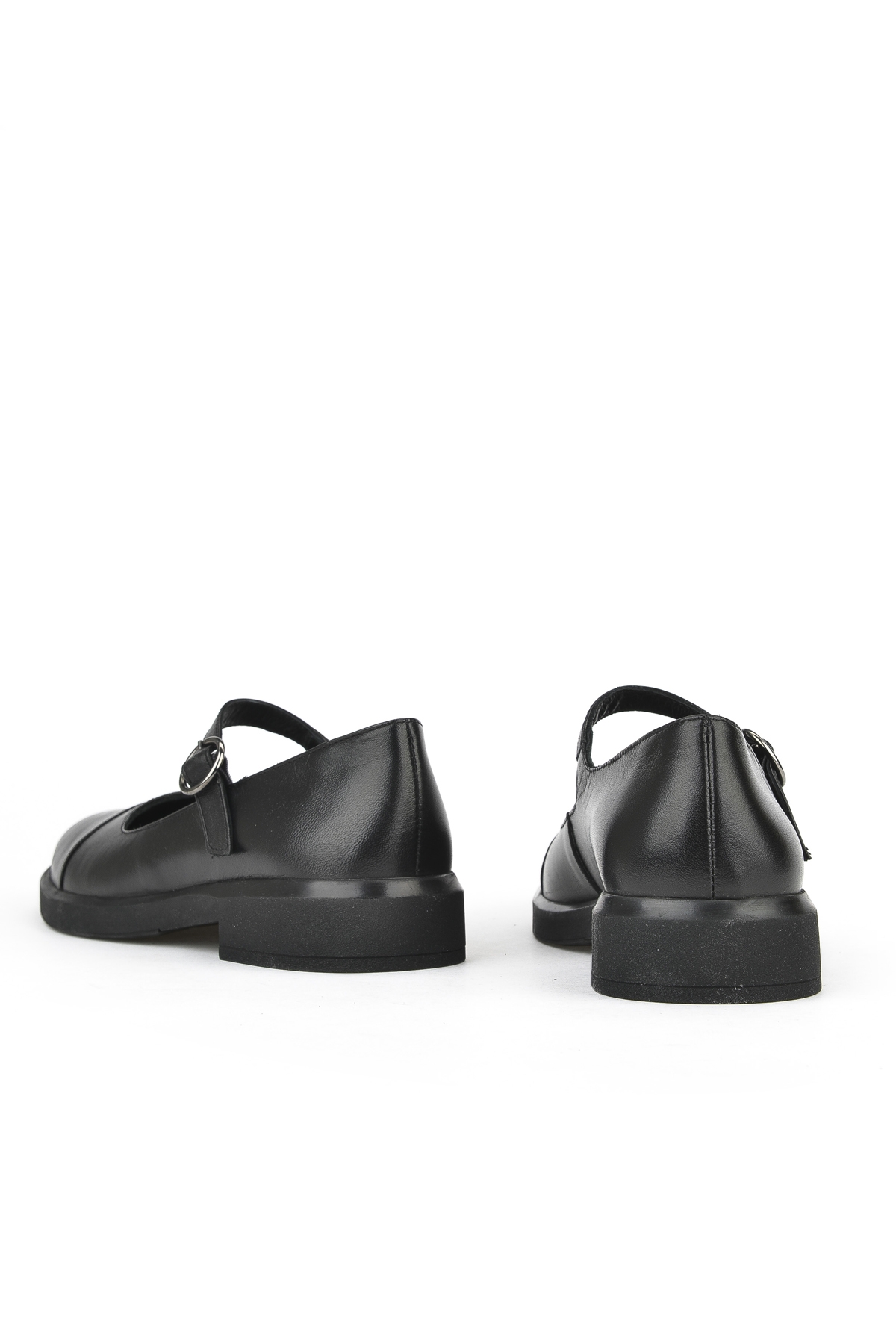 Kadın Hakiki Deri Ayakkabı 1531050Z26103406K Siyah - Görsel 4