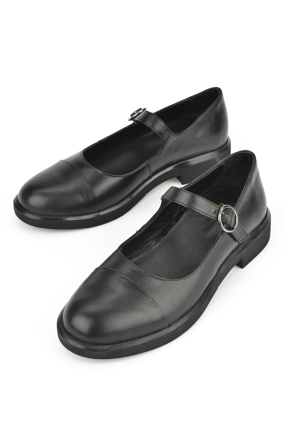 Kadın Hakiki Deri Ayakkabı 1531050Z26103406K Siyah - Görsel 6