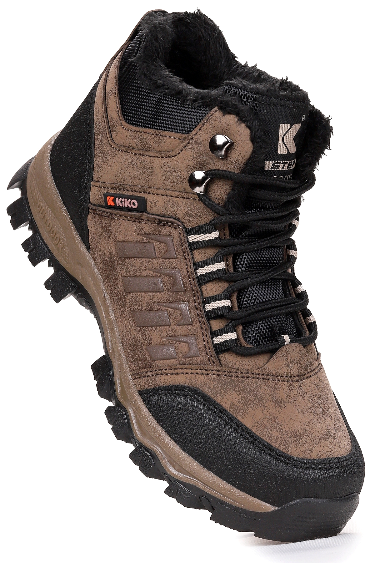 Rune Günlük Fermuarlı Erkek Çocuk Bot Ayakkabı Vizon - Görsel 4