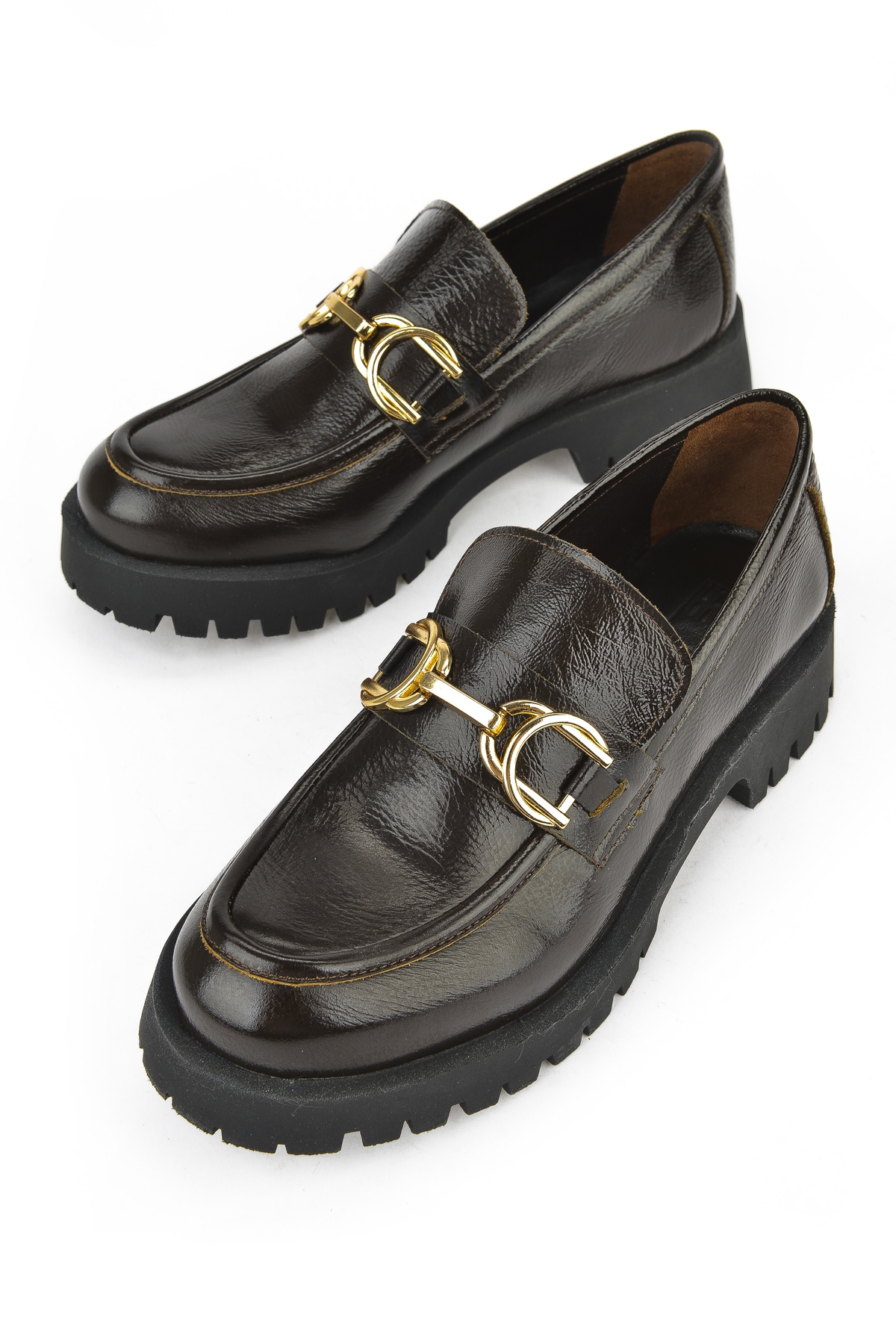 Hakiki Deri Kadın Ayakkabı 1531033Z2549 Kahve - Görsel 6