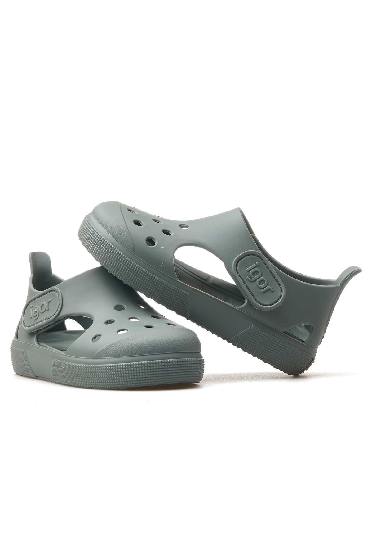 Surfı Unısex Kaymaz Taban Çocuk Günlük Sandalet 25y S10343 Yeşil - Görsel 7