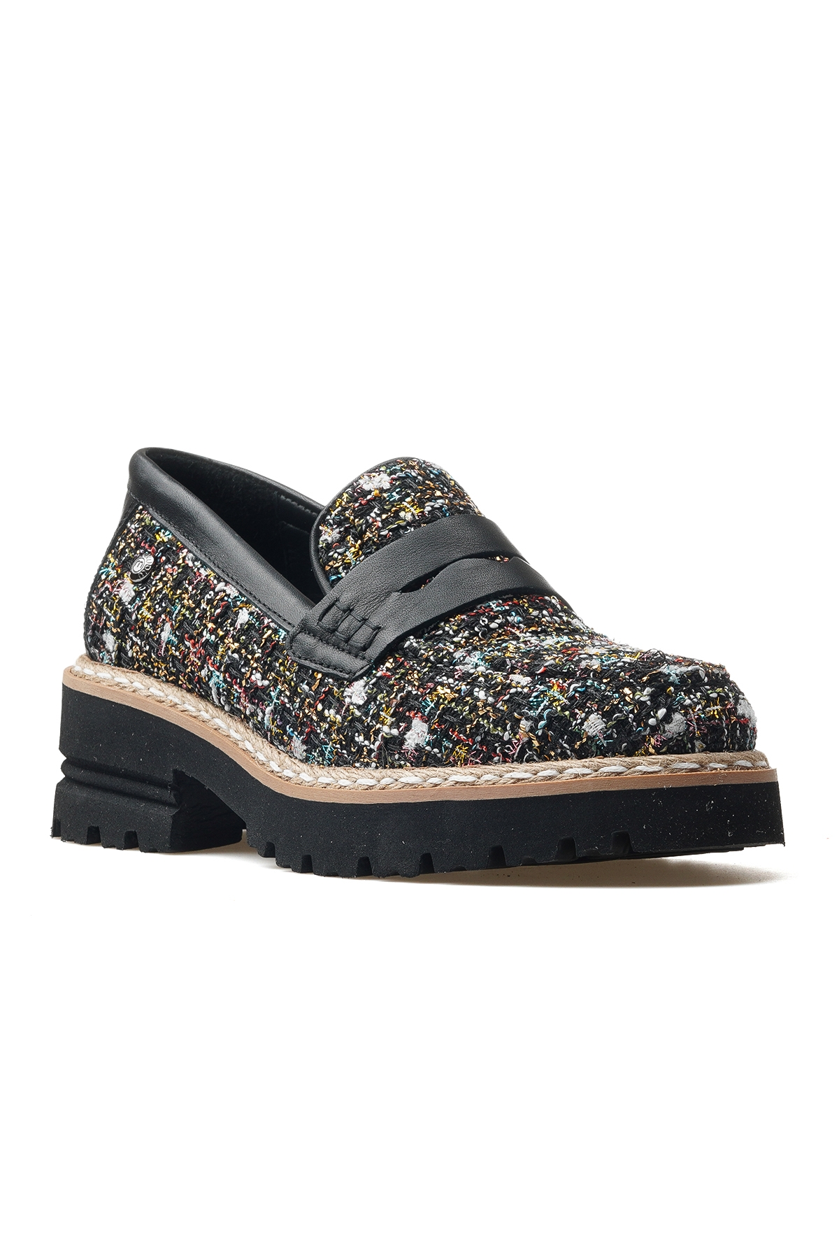 Kadın Hakiki Deri Günlük Ayakkabı 25y D25ya-3655 Z Siyah - Görsel 5