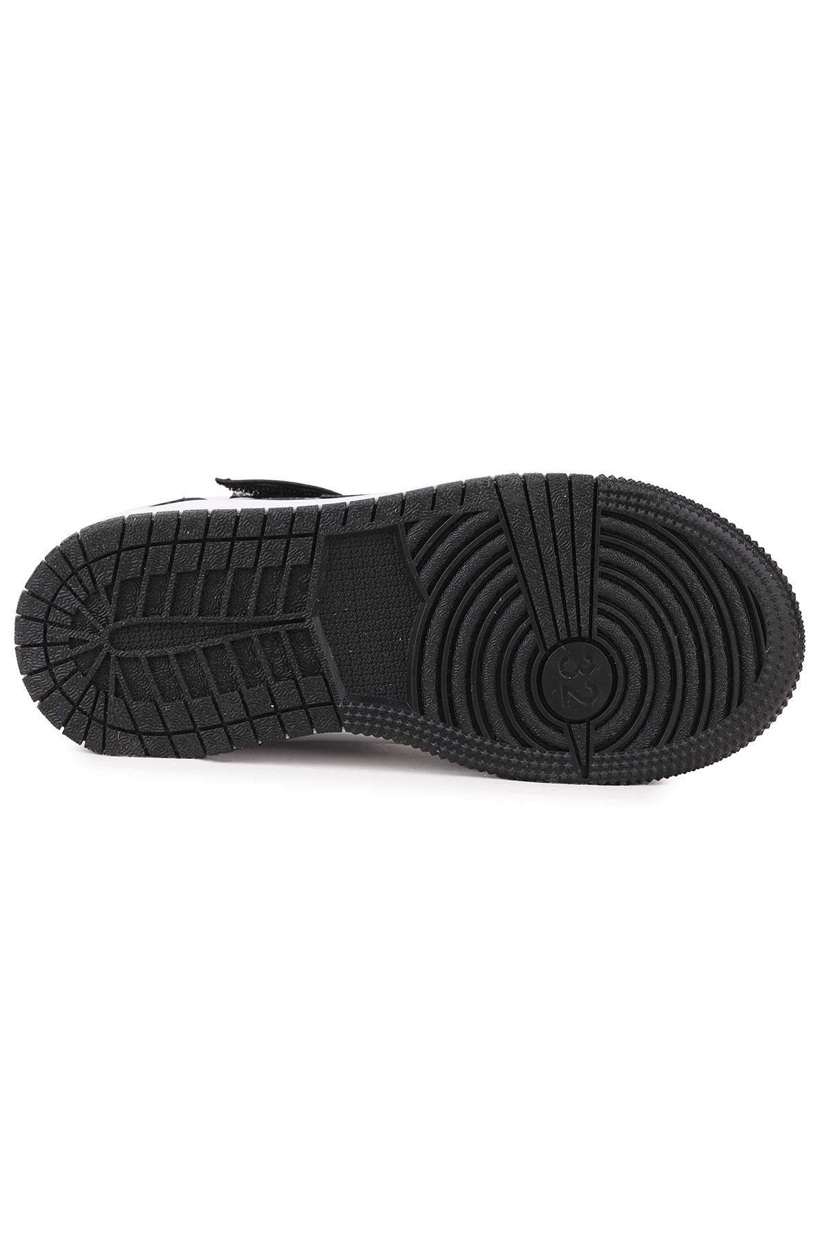 Tesan Cırtlı Günlük Erkek Çocuk Spor Ayakkabı Siyah - Beyaz - Siyah - Görsel 6