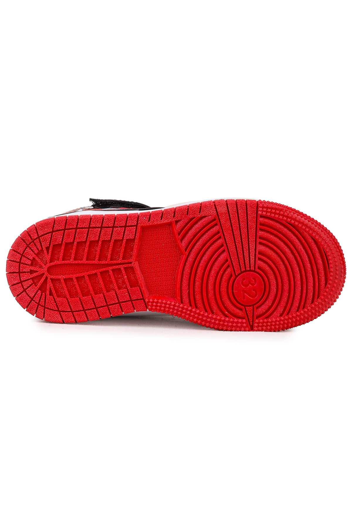 Tesan Cırtlı Günlük Erkek Çocuk Spor Ayakkabı Kırmızı - Beyaz - Siyah - Görsel 6