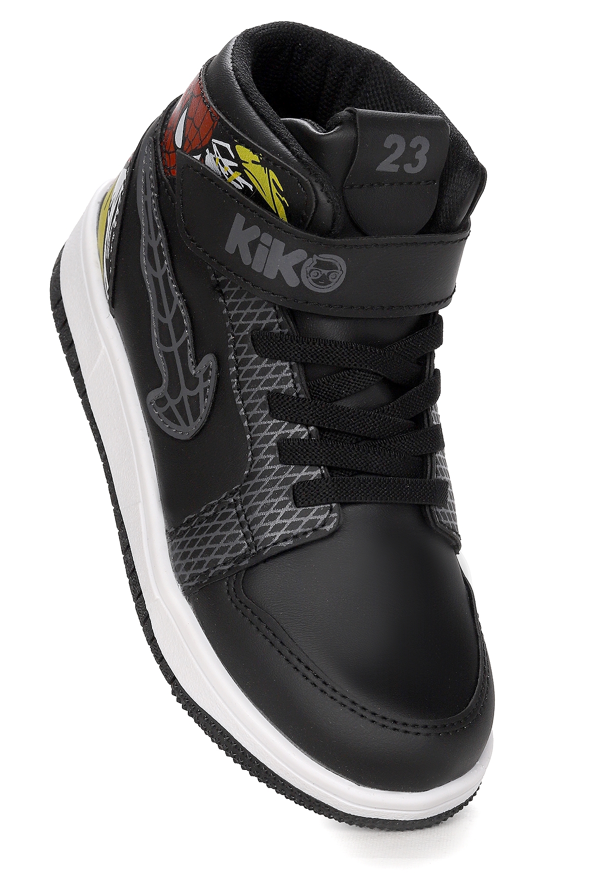 Tesan Cırtlı Günlük Erkek Çocuk Spor Ayakkabı Siyah - Siyah - Görsel 4