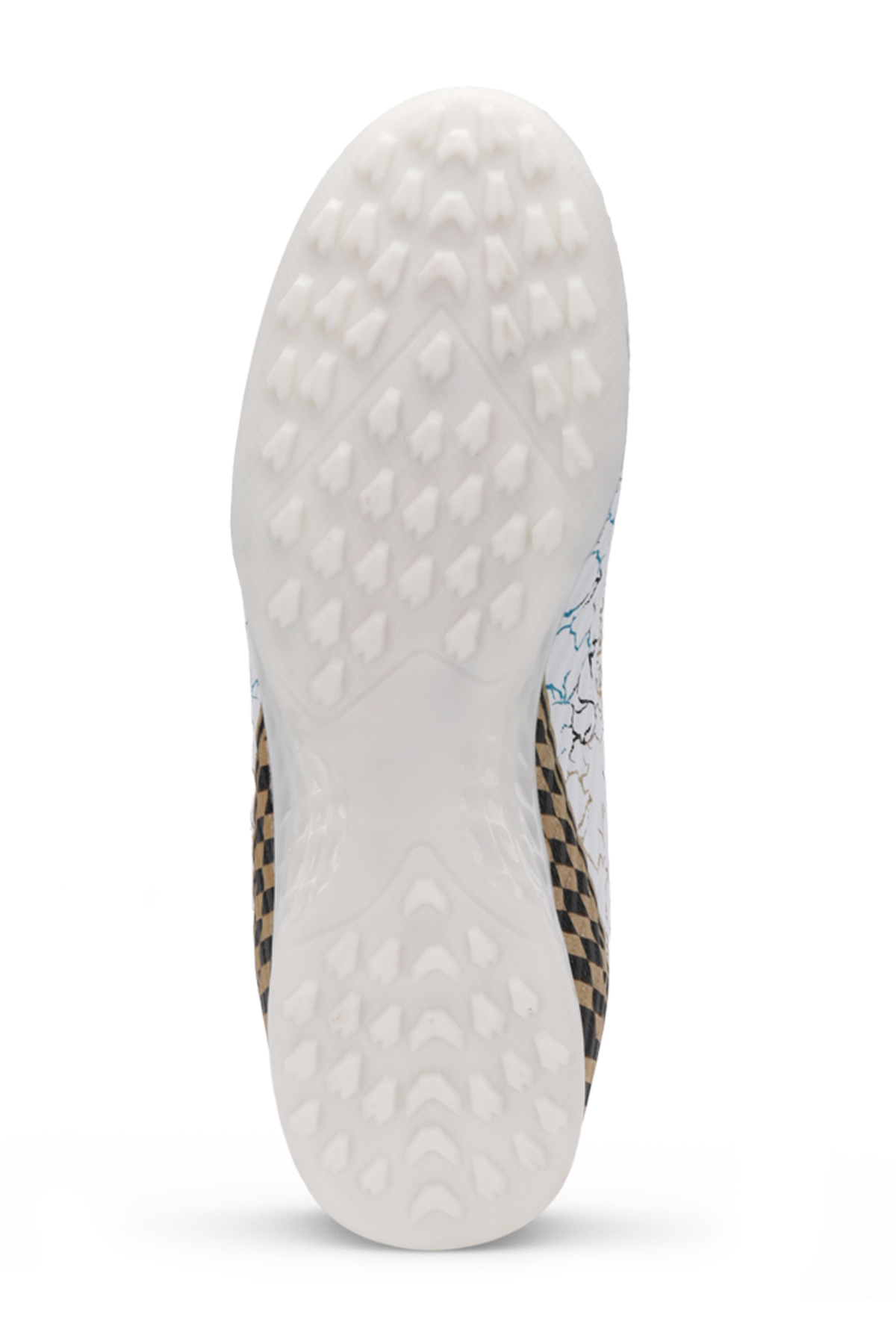 CORNER Erkek Futbol Ayakkabı Beyaz / Mavi - Görsel 8