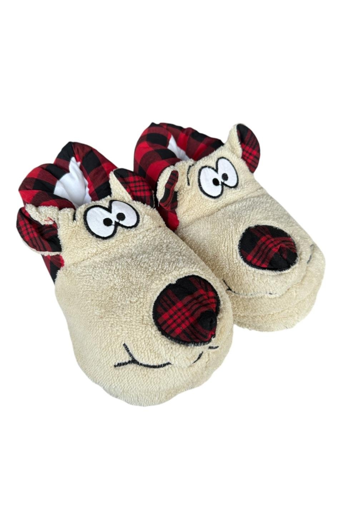 Unisex Panduf Ses Yapmayan Ev Patiği BEJ - Görsel 2