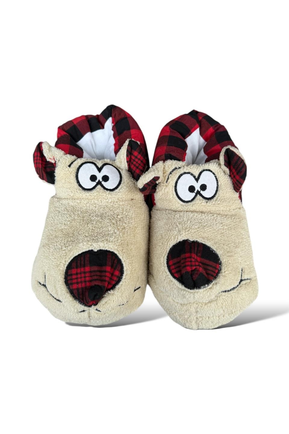 Unisex Panduf Ses Yapmayan Ev Patiği BEJ - Görsel 6