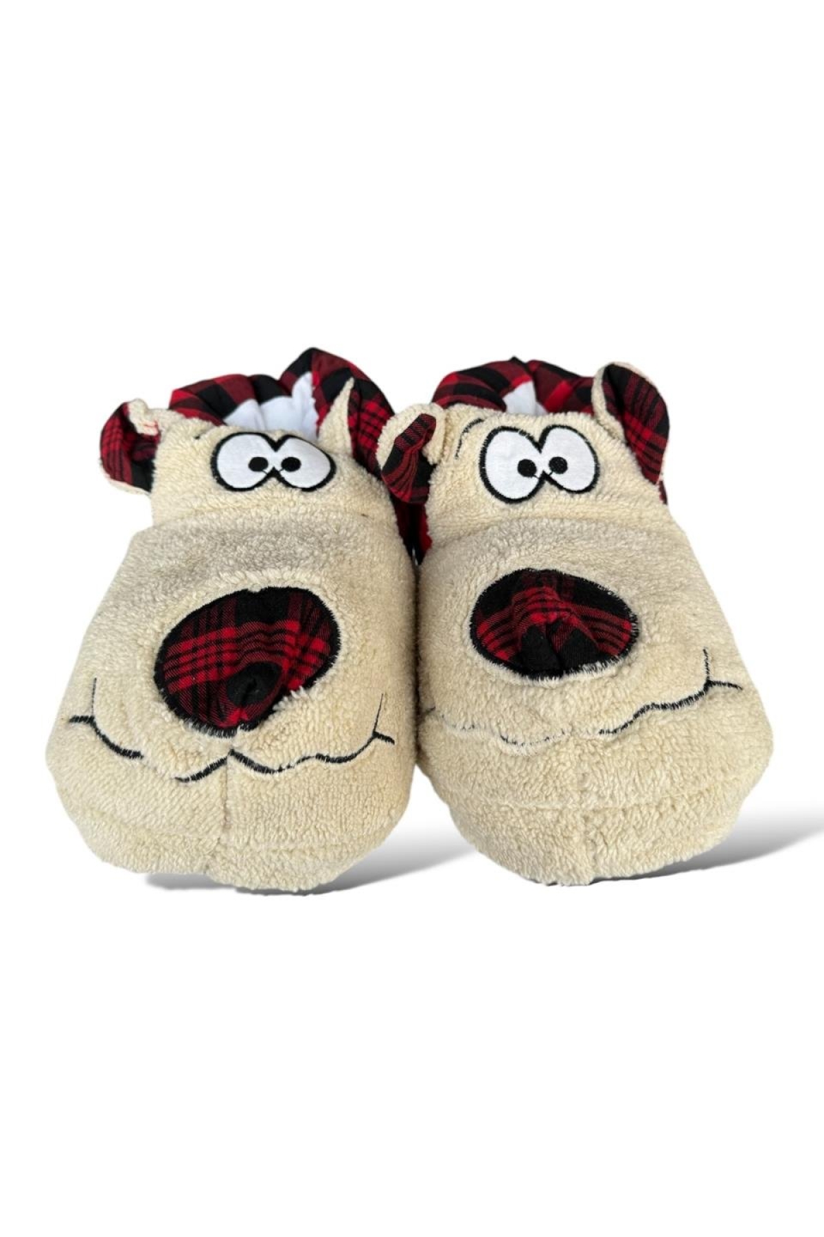 Unisex Panduf Ses Yapmayan Ev Patiği BEJ - Görsel 7