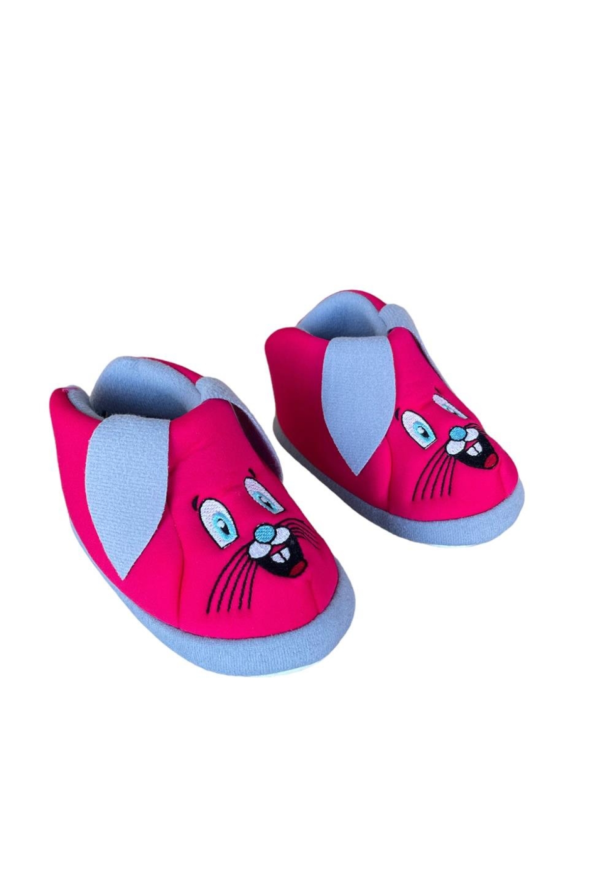 Sevimli Hayvan Figürlü Çocuk Panduf FUŞYA - Görsel 4