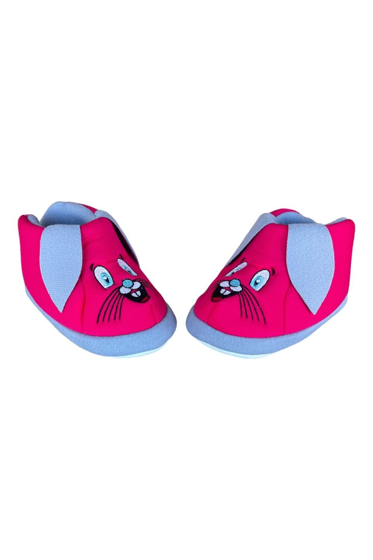 Sevimli Hayvan Figürlü Çocuk Panduf FUŞYA - Görsel 5