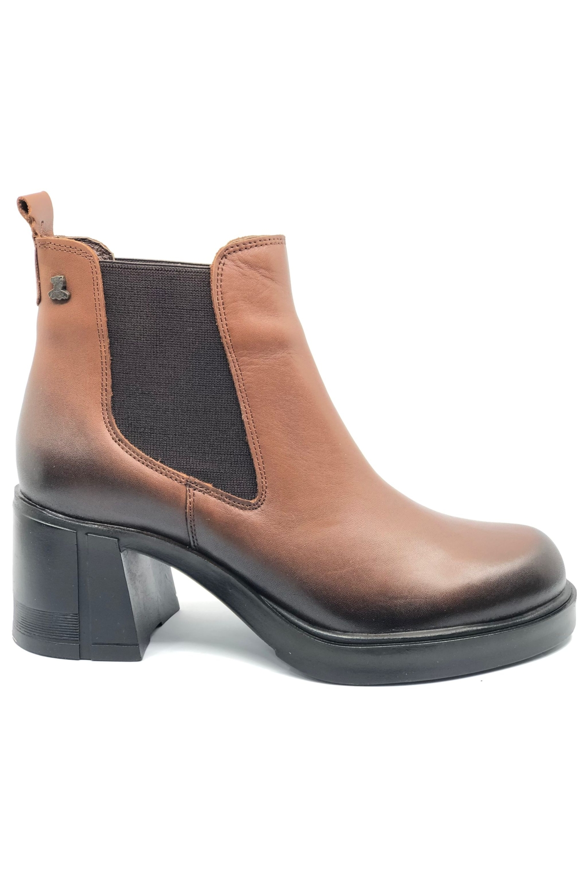 Amare Hakiki Deri Kaymaz Taban Ortopedik Kadın Bot - Görsel 2