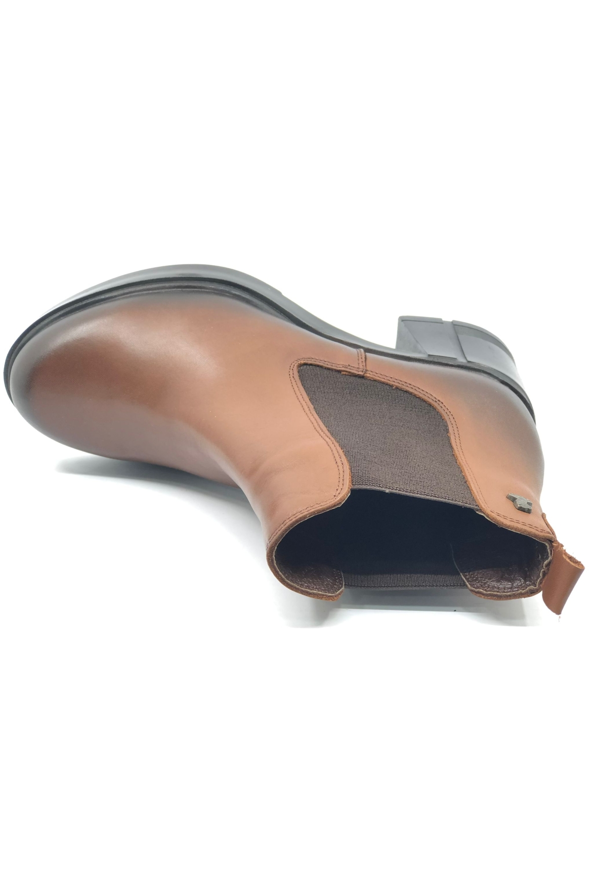 Amare Hakiki Deri Kaymaz Taban Ortopedik Kadın Bot - Görsel 6