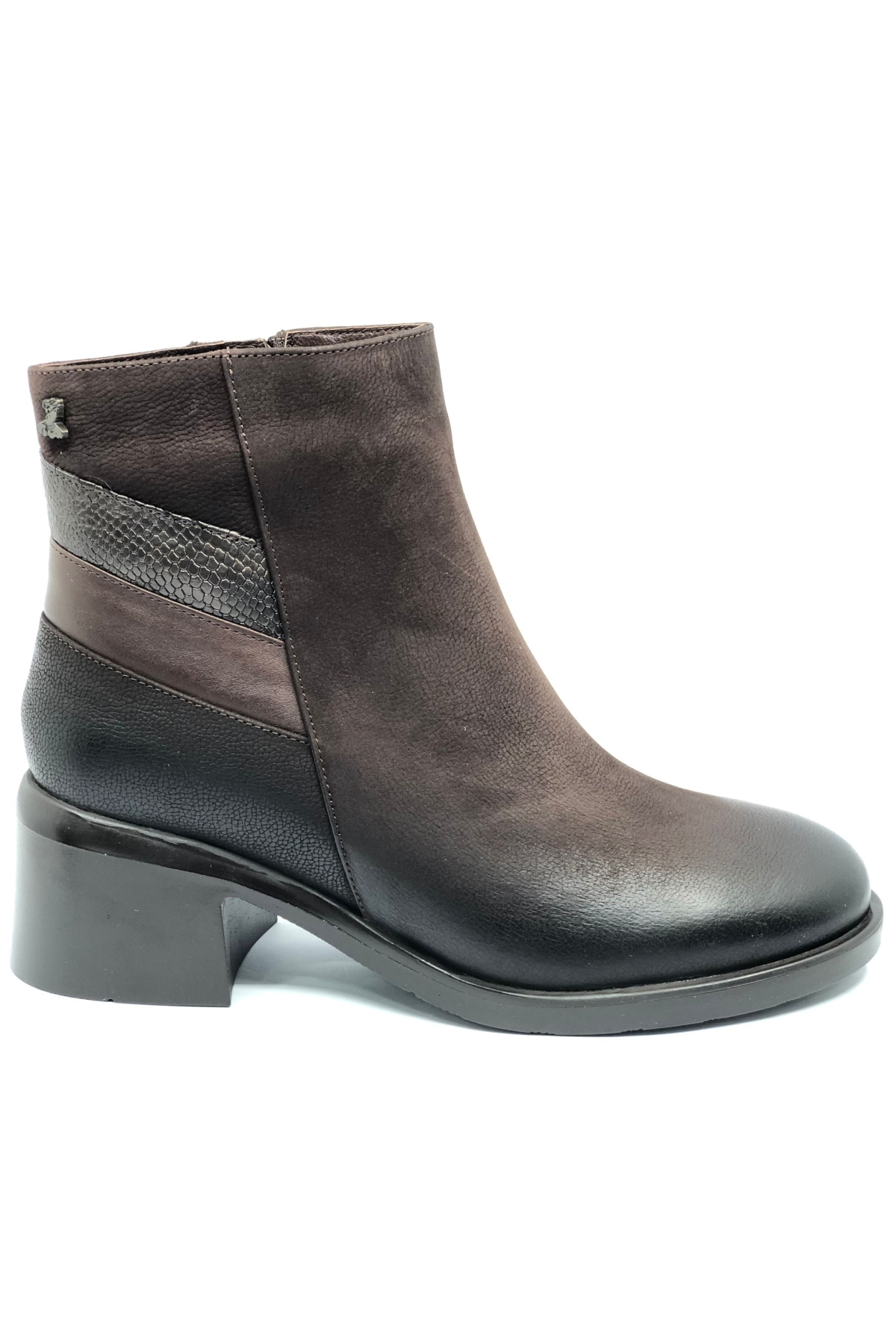 Brumalis Hakiki Deri Kaymaz Taban Ortopedik Kadın Bot - Görsel 2