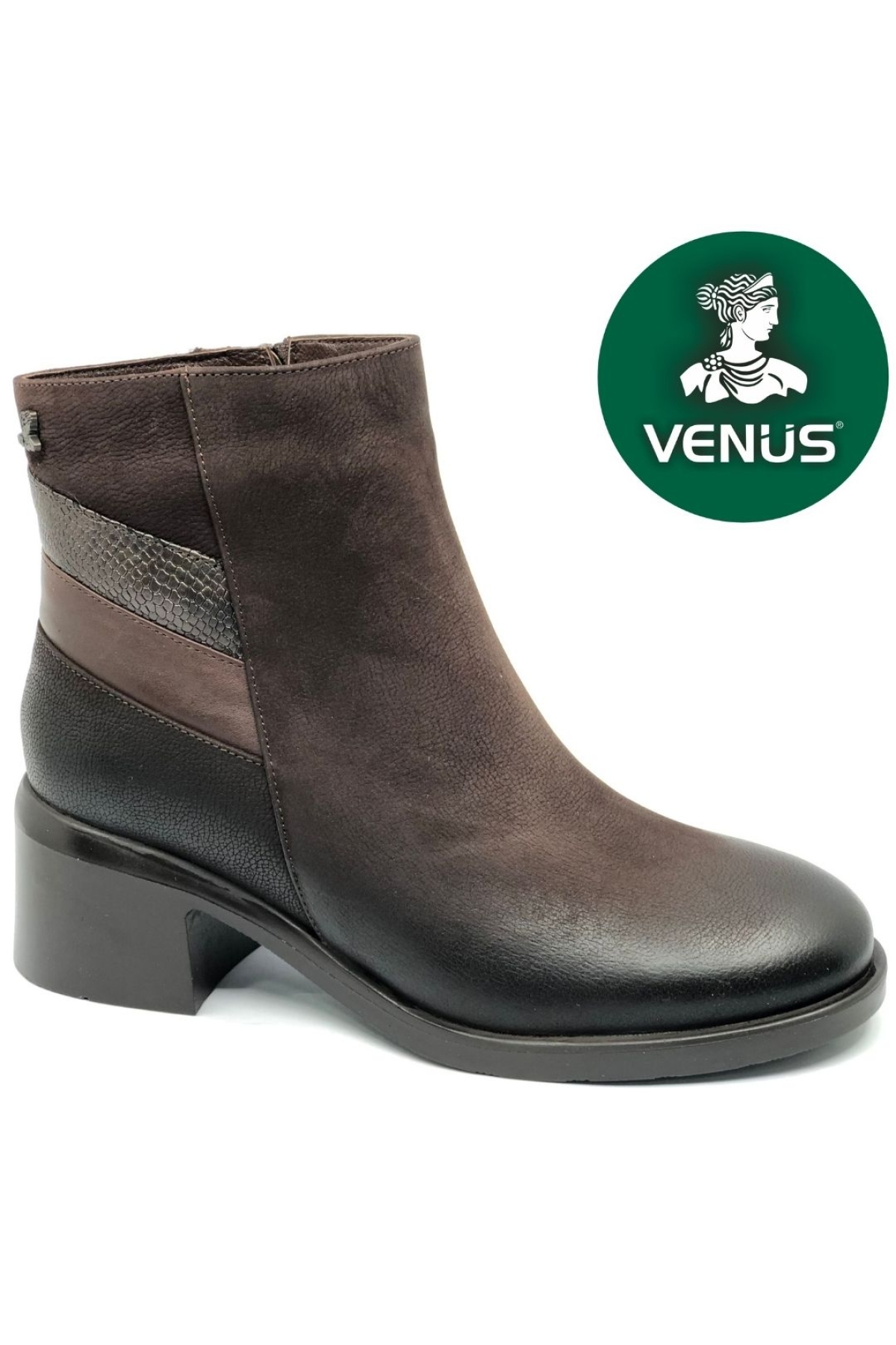 Brumalis Hakiki Deri Kaymaz Taban Ortopedik Kadın Bot - Görsel 3