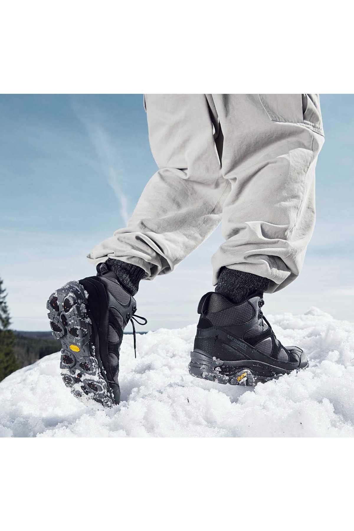 Thermo Snow Grip Mid Wp Wibram Taban Waterproof Unisex Bot - Görsel 8