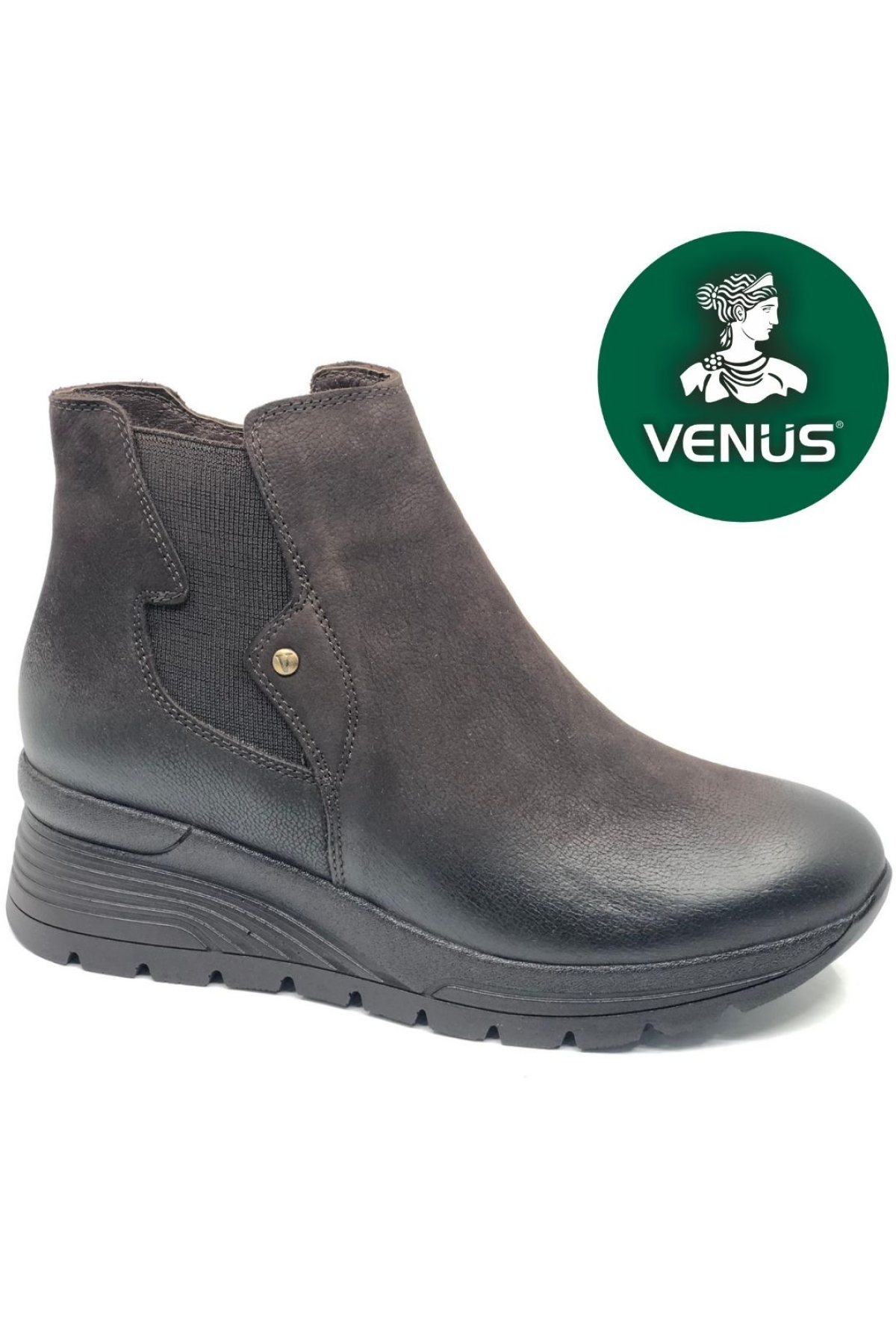 Ravven Hakiki Deri Aır-Flow Taban Ortopedik Kadın Bot - Görsel 3