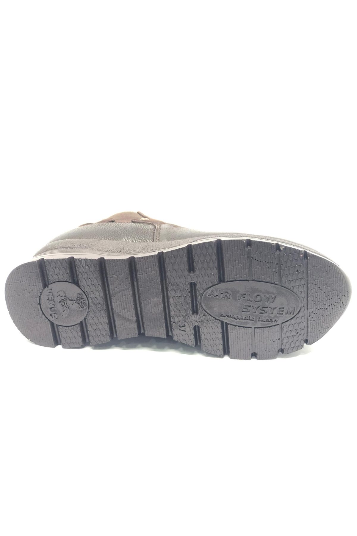 Ravven Hakiki Deri Aır-Flow Taban Ortopedik Kadın Bot - Görsel 7