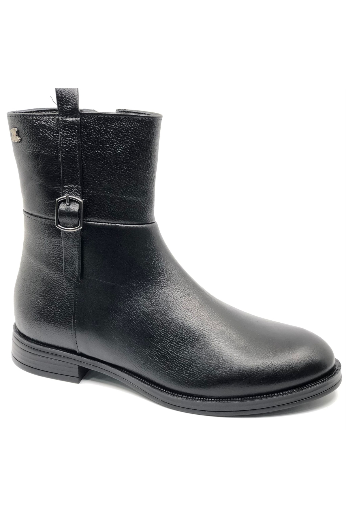 Harmany Hakiki Deri Düz Kaymaz Taban Ortopedik Kadın Bot - Görsel 3