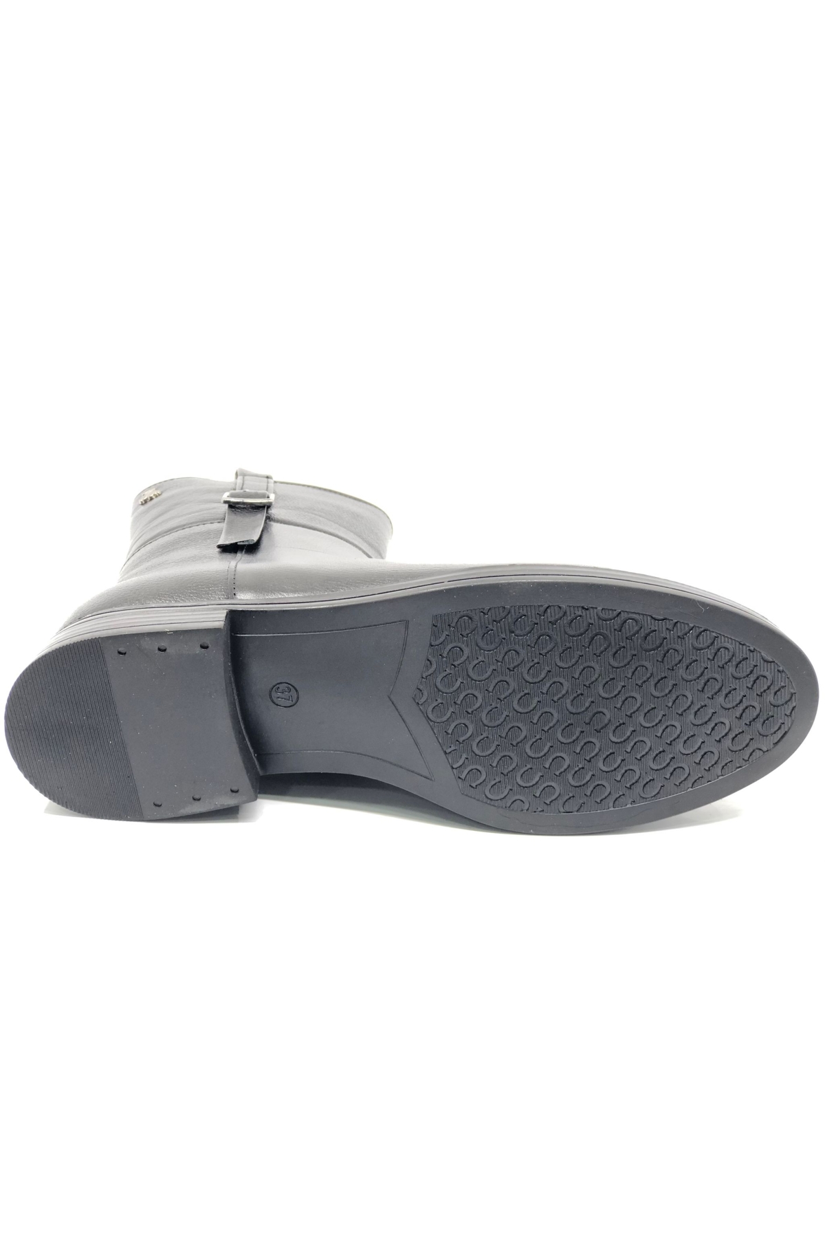 Harmany Hakiki Deri Düz Kaymaz Taban Ortopedik Kadın Bot - Görsel 7