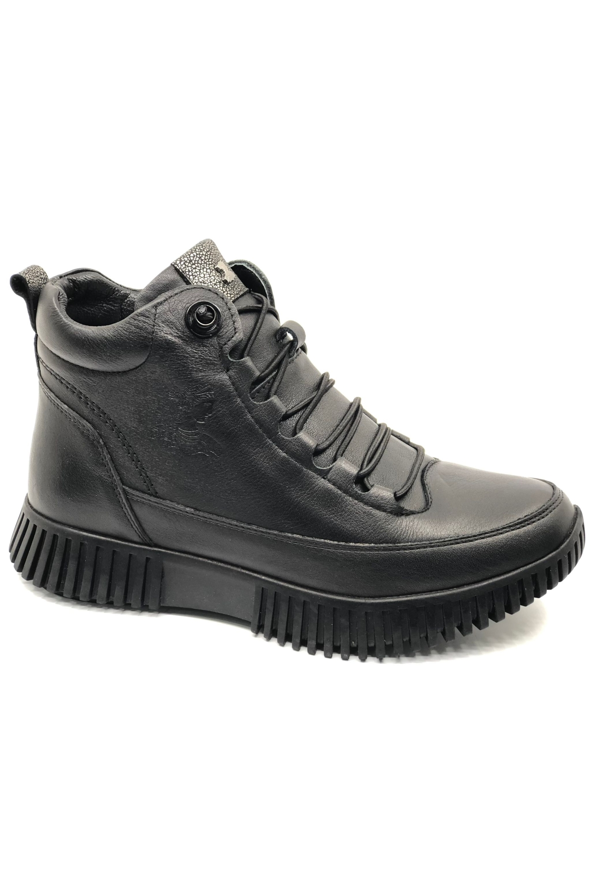 Melessa Hakiki Deri Düz Kaymaz Taban Ortopedik Kadın Bot - Görsel 3