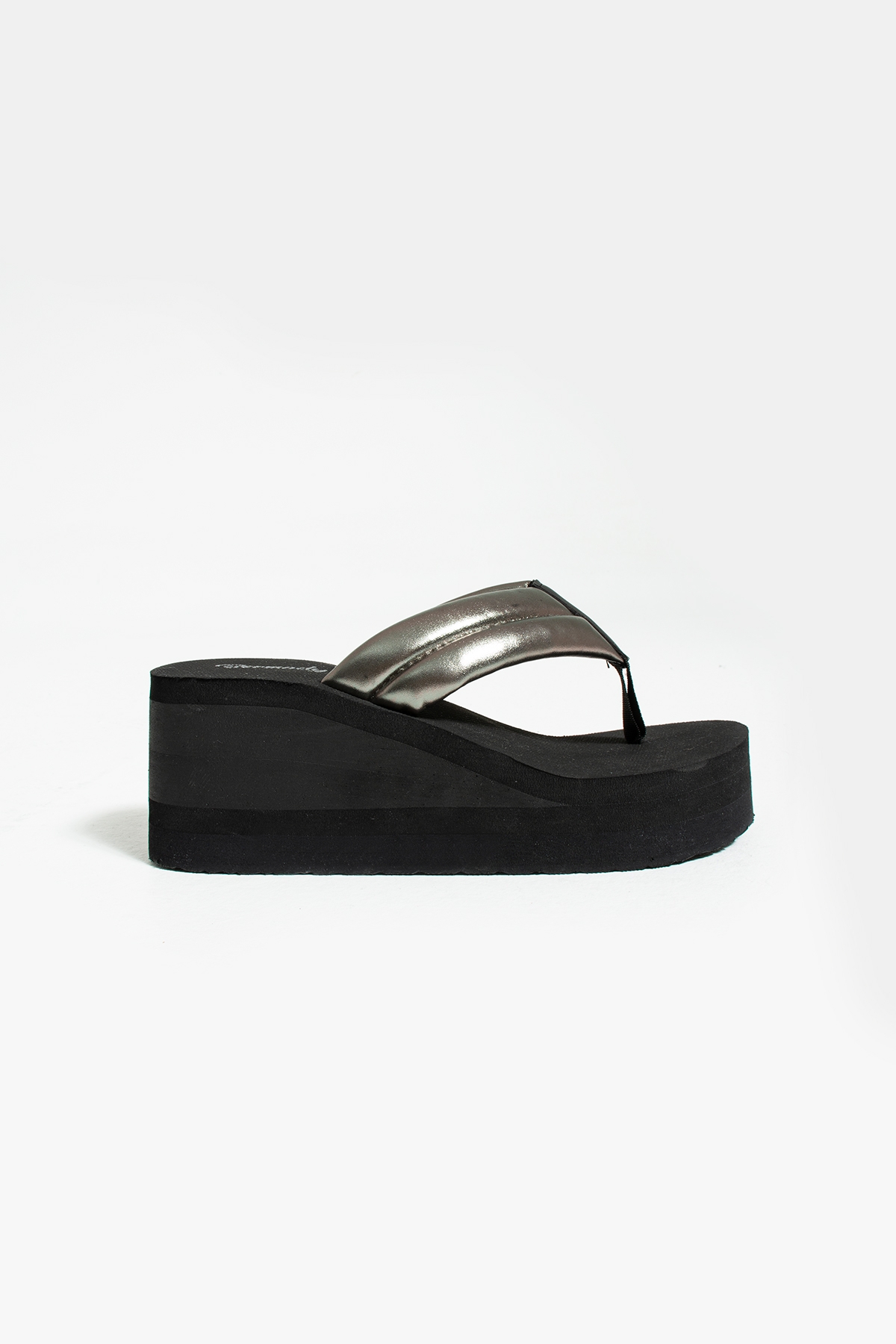 Nora Yüksek Topuk Parmak Arası Kadın Plaj Terlik - Görsel 6