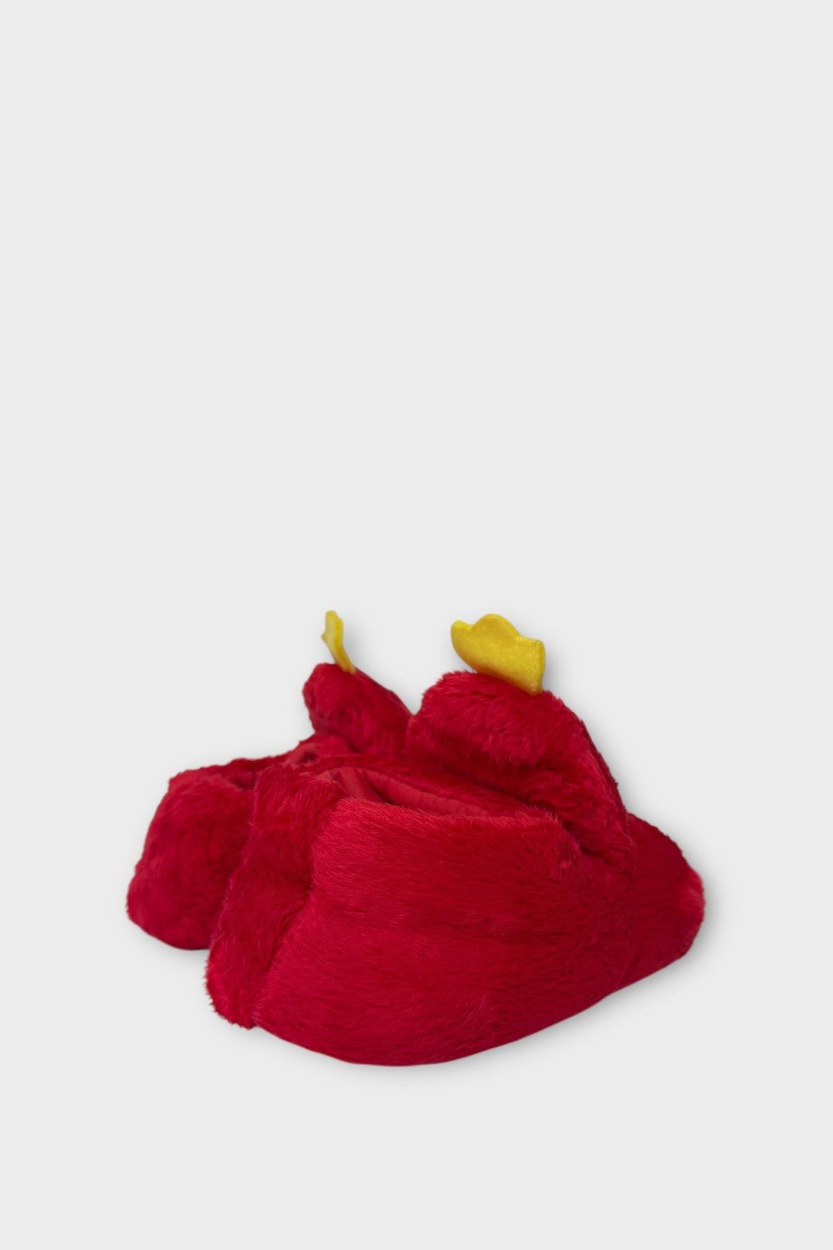 Çocuk Kızgın Ördek Figürlü Unisex Panduf KIRMIZI - Görsel 6