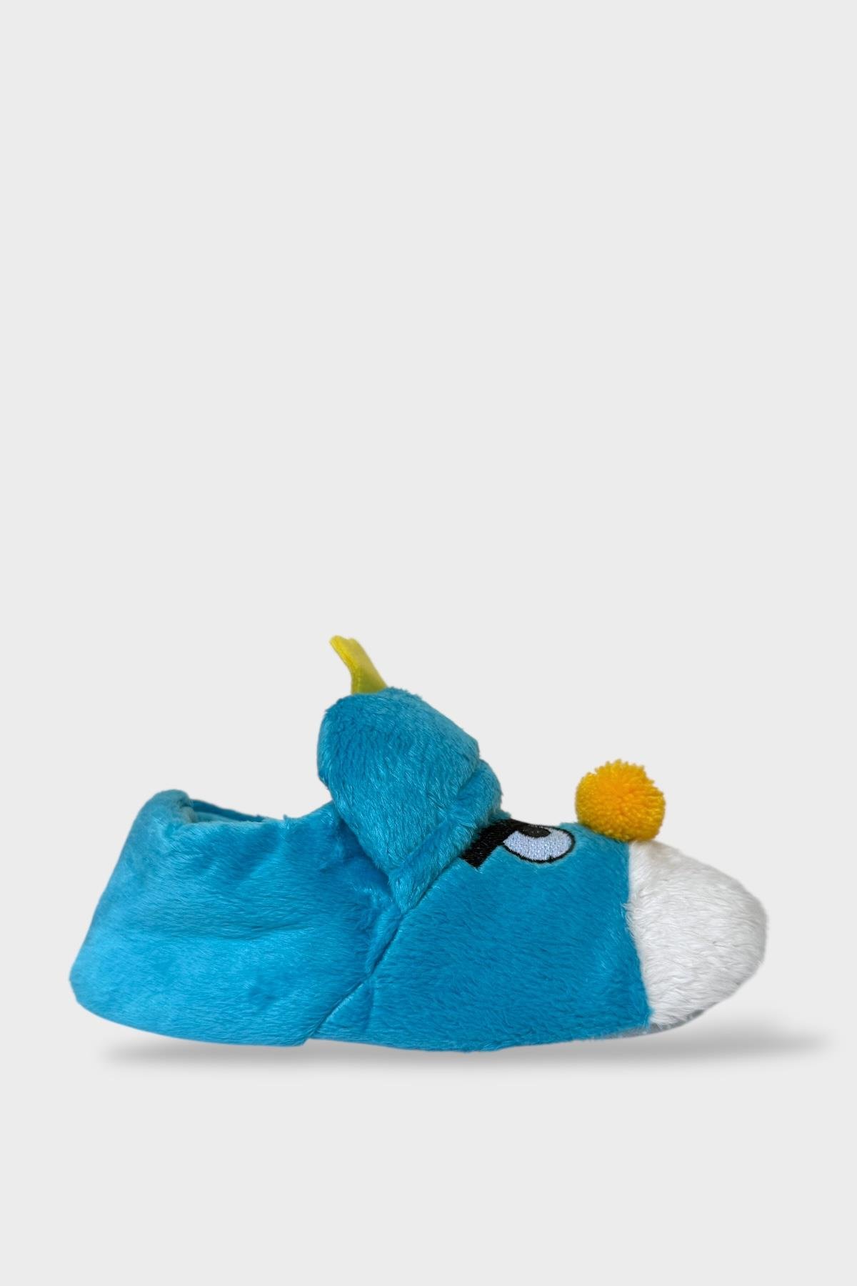 Çocuk Kızgın Ördek Figürlü Unisex Panduf MAVİ - Görsel 5