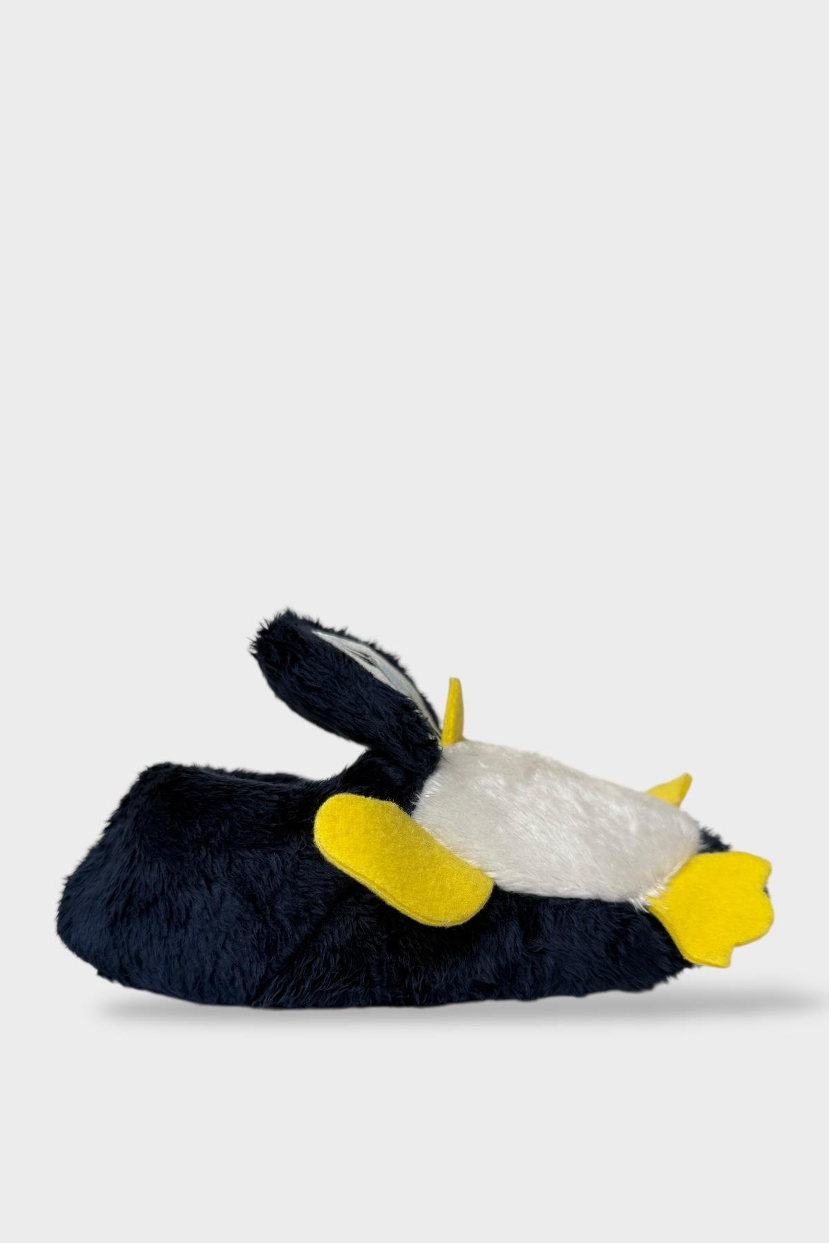 Çocuk Sevimli Ördek Figürlü Unisex Panduf LACİVERT - Görsel 5