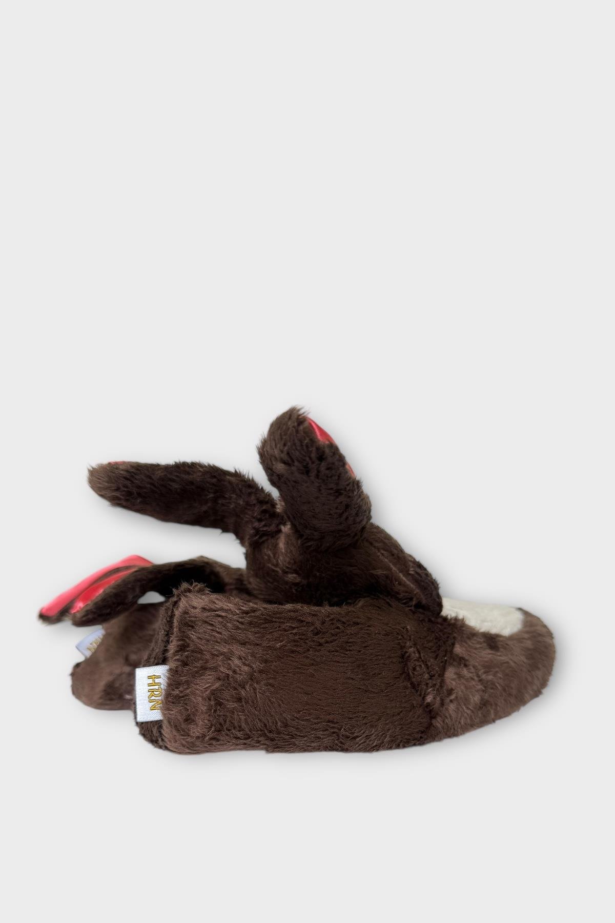 Çocuk Sevimli Tavşan Figürlü Panduf KAHVERENGİ - Görsel 6