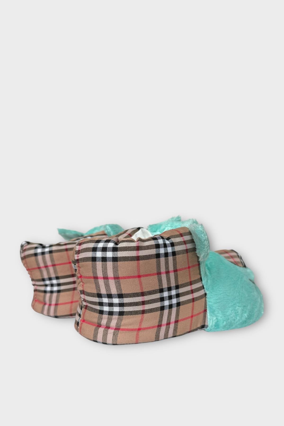 Çocuk Sevimli Köpek Figürlü Panduf SU YEŞİLİ - Görsel 6