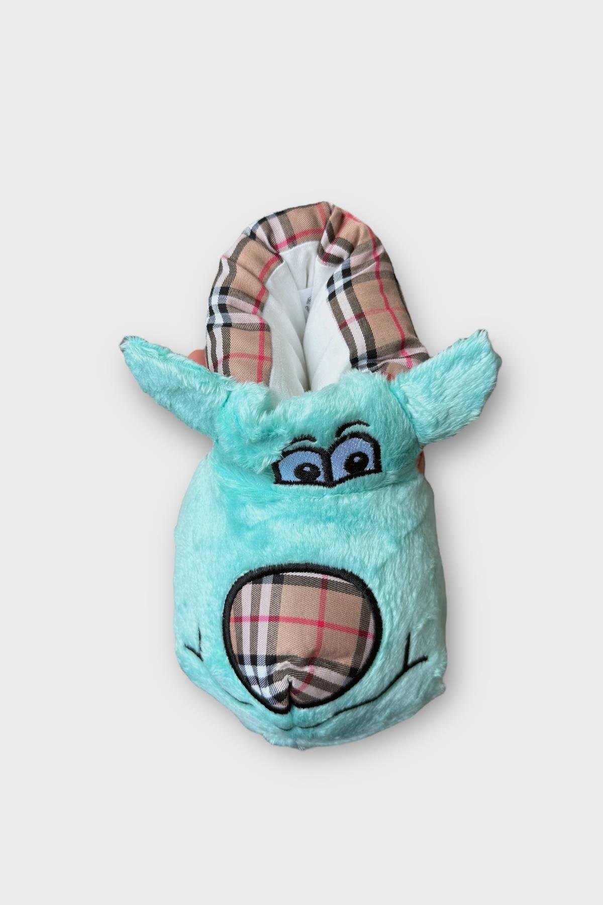 Çocuk Sevimli Köpek Figürlü Panduf SU YEŞİLİ - Görsel 7