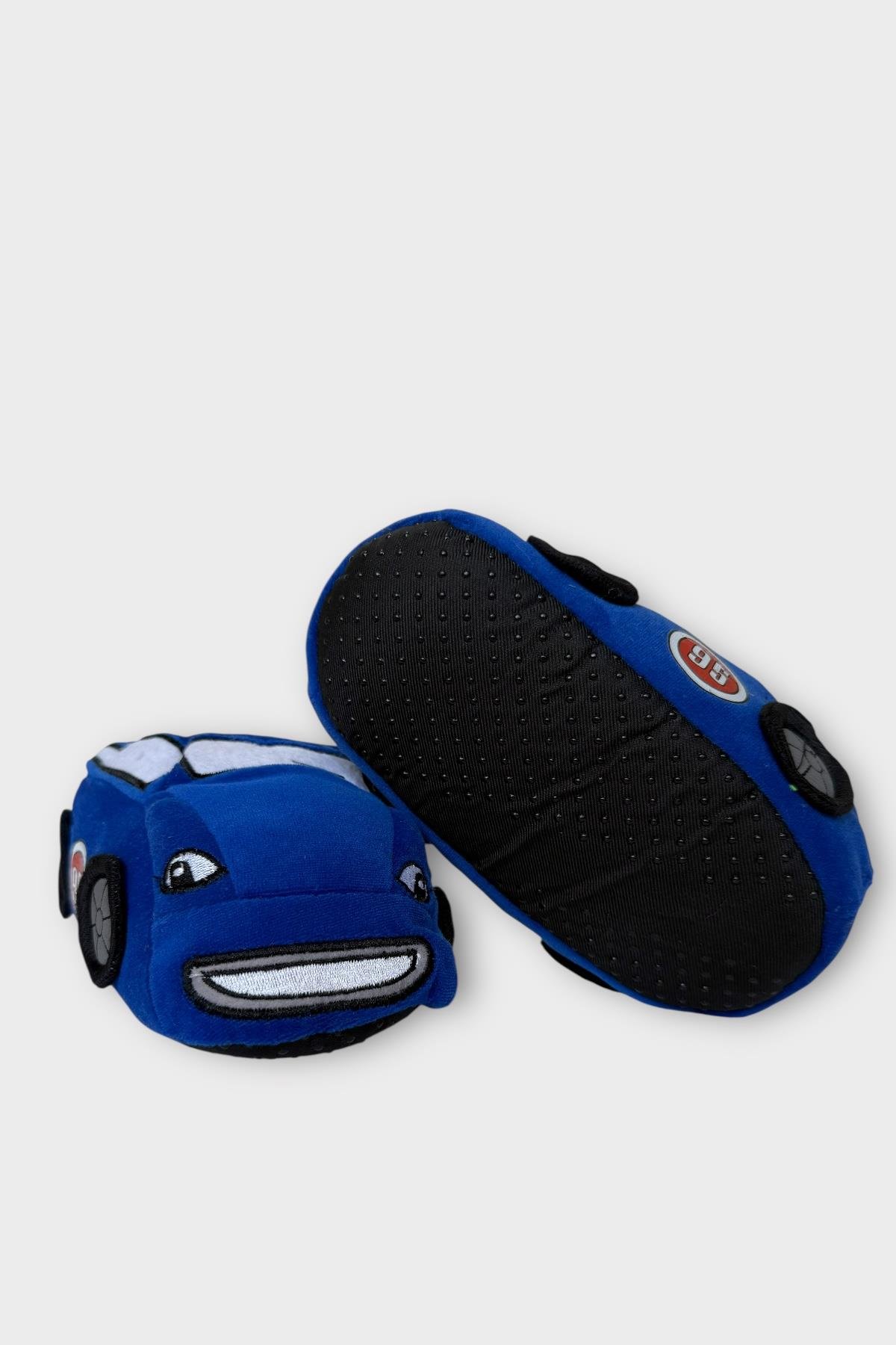 Çocuk Figürlü Panduf Ev Pandufu Ev Ayakkabısı Ev Botu Kreş Okul Ayakkabısı MAVİ - Görsel 8