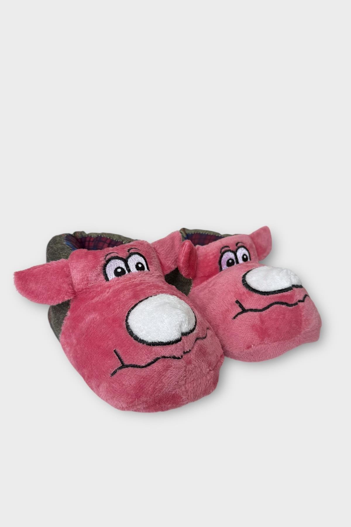 Çocuk Sevimli Köpek Figürlü Panduf PUDRA - Görsel 4