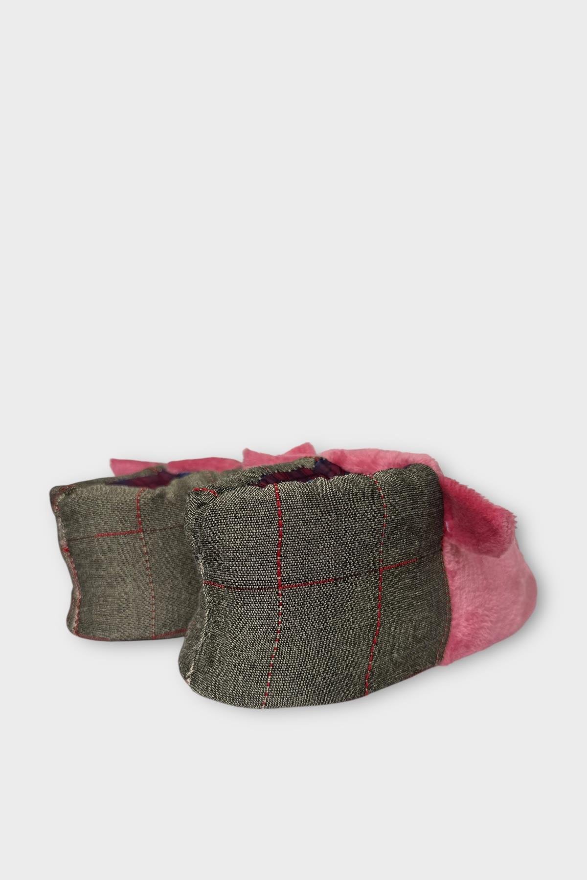 Çocuk Sevimli Köpek Figürlü Panduf PUDRA - Görsel 6