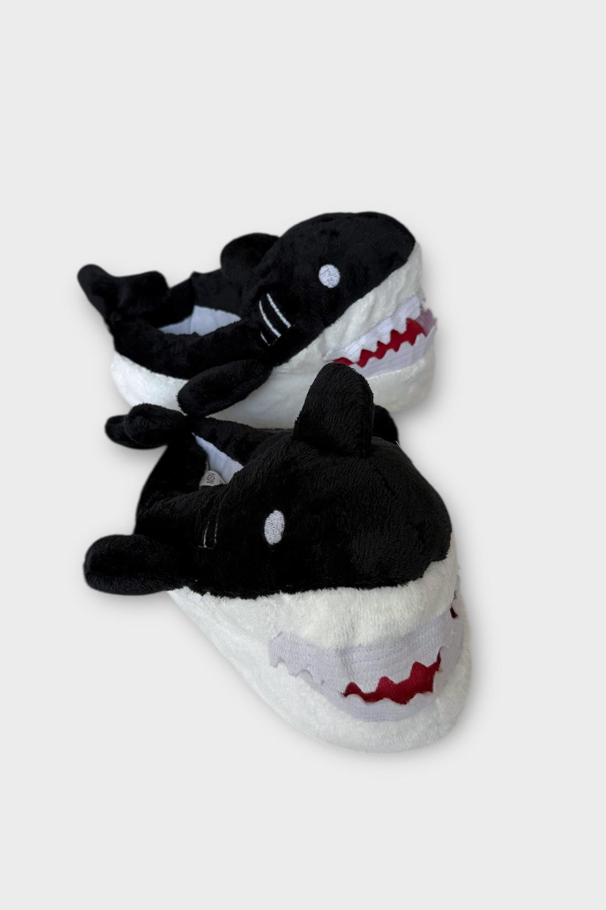 Kadın Köpek Balığı Figürlü Panduf SİYAH - Görsel 2