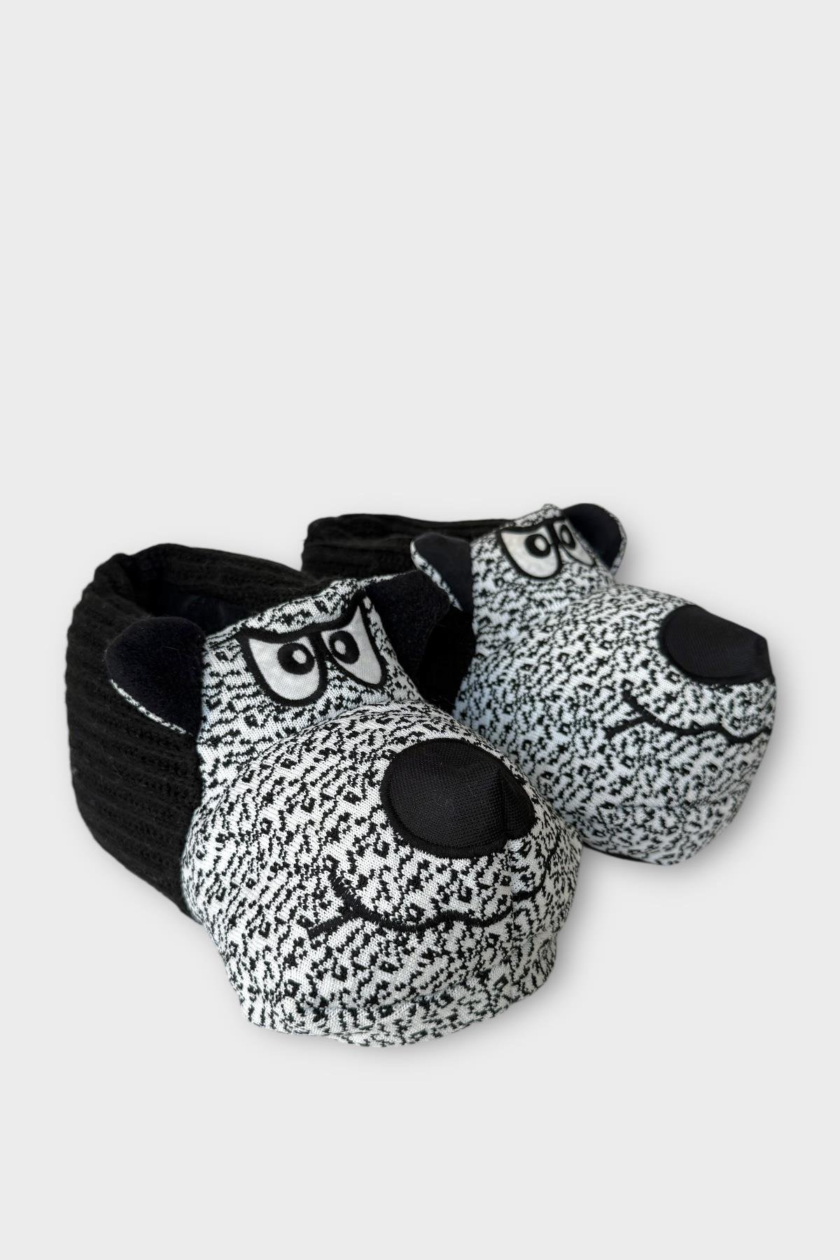 Erkek Örgülü Panduf Ev Botu SİYAH - Görsel 3