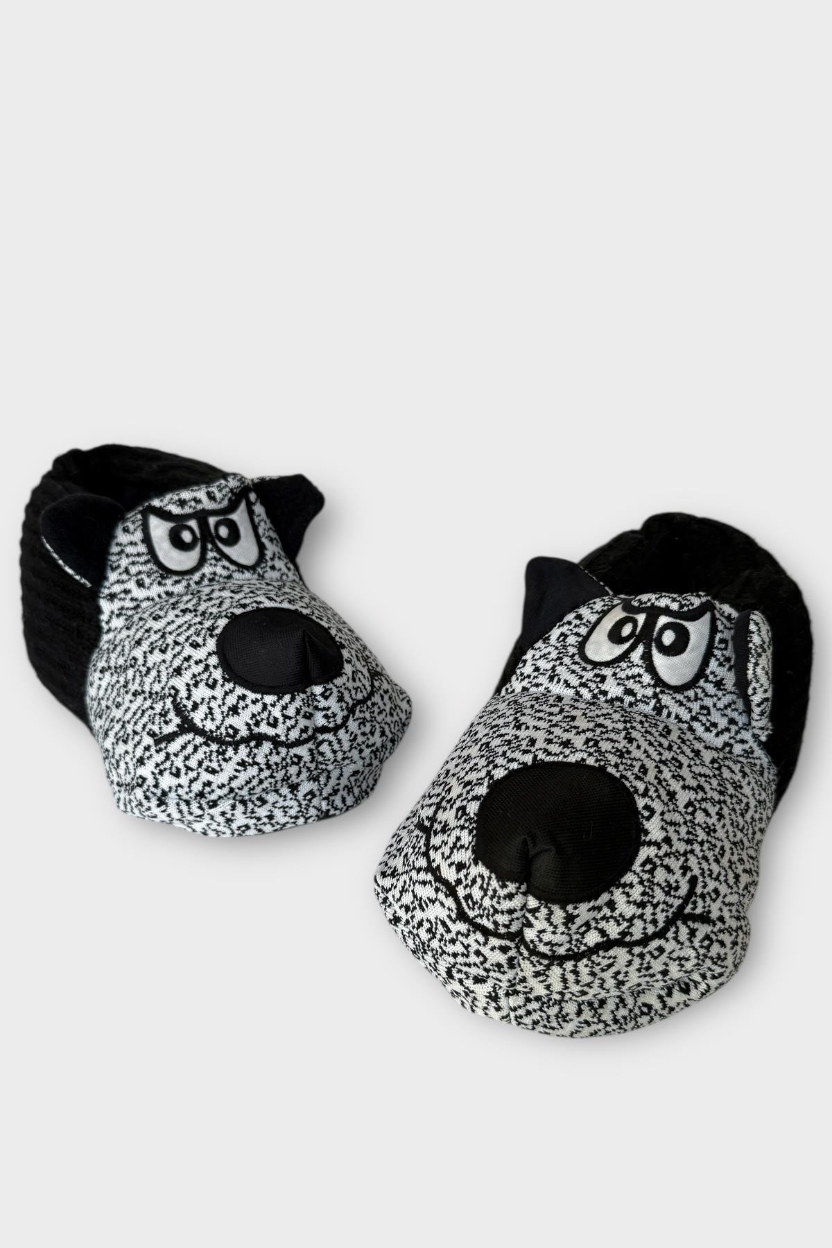 Erkek Örgülü Panduf Ev Botu SİYAH - Görsel 5