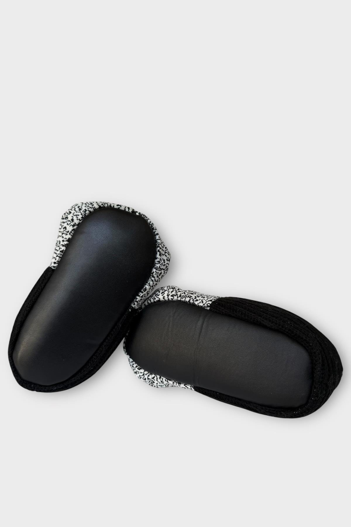 Erkek Örgülü Panduf Ev Botu SİYAH - Görsel 7