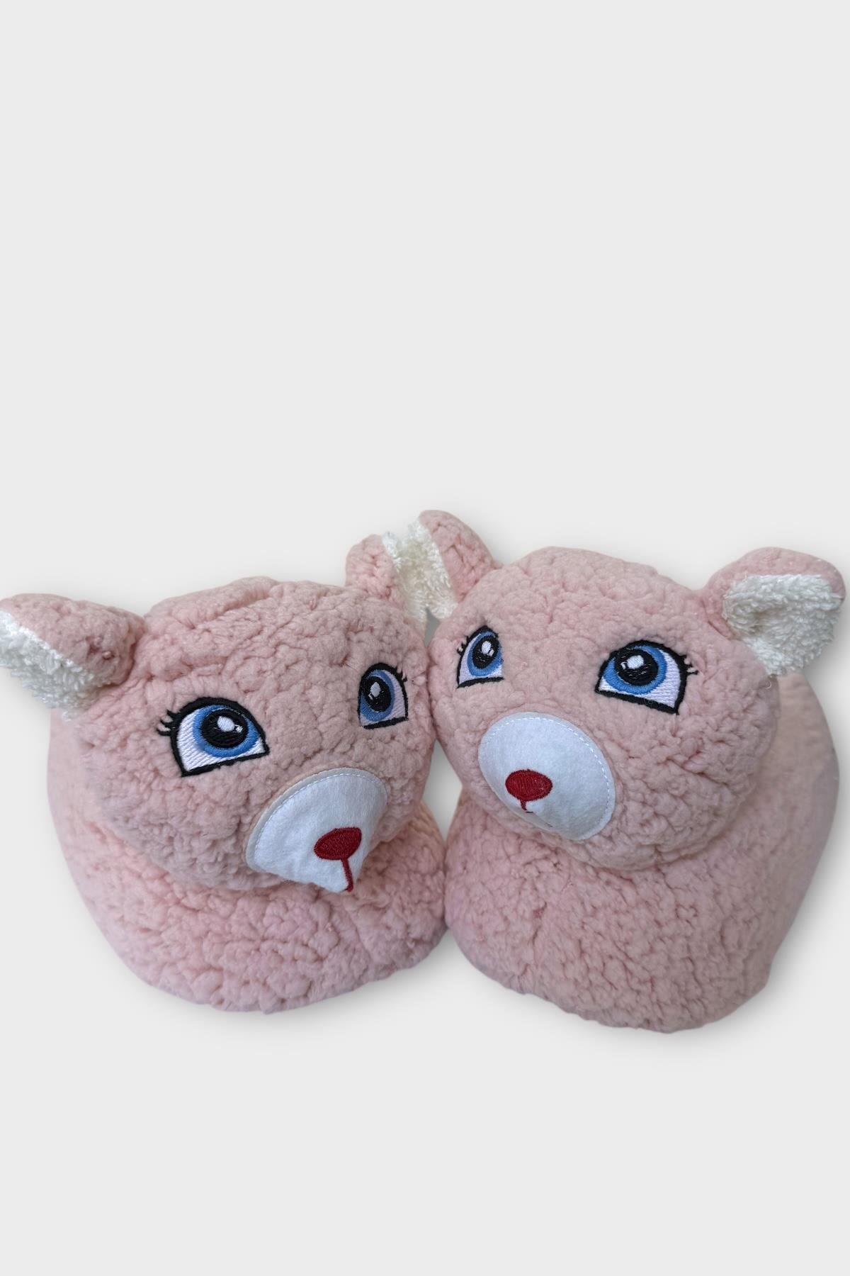 Kadın Sevimli Hayvan Figürlü Panduf Ev Botu PUDRA - Görsel 5