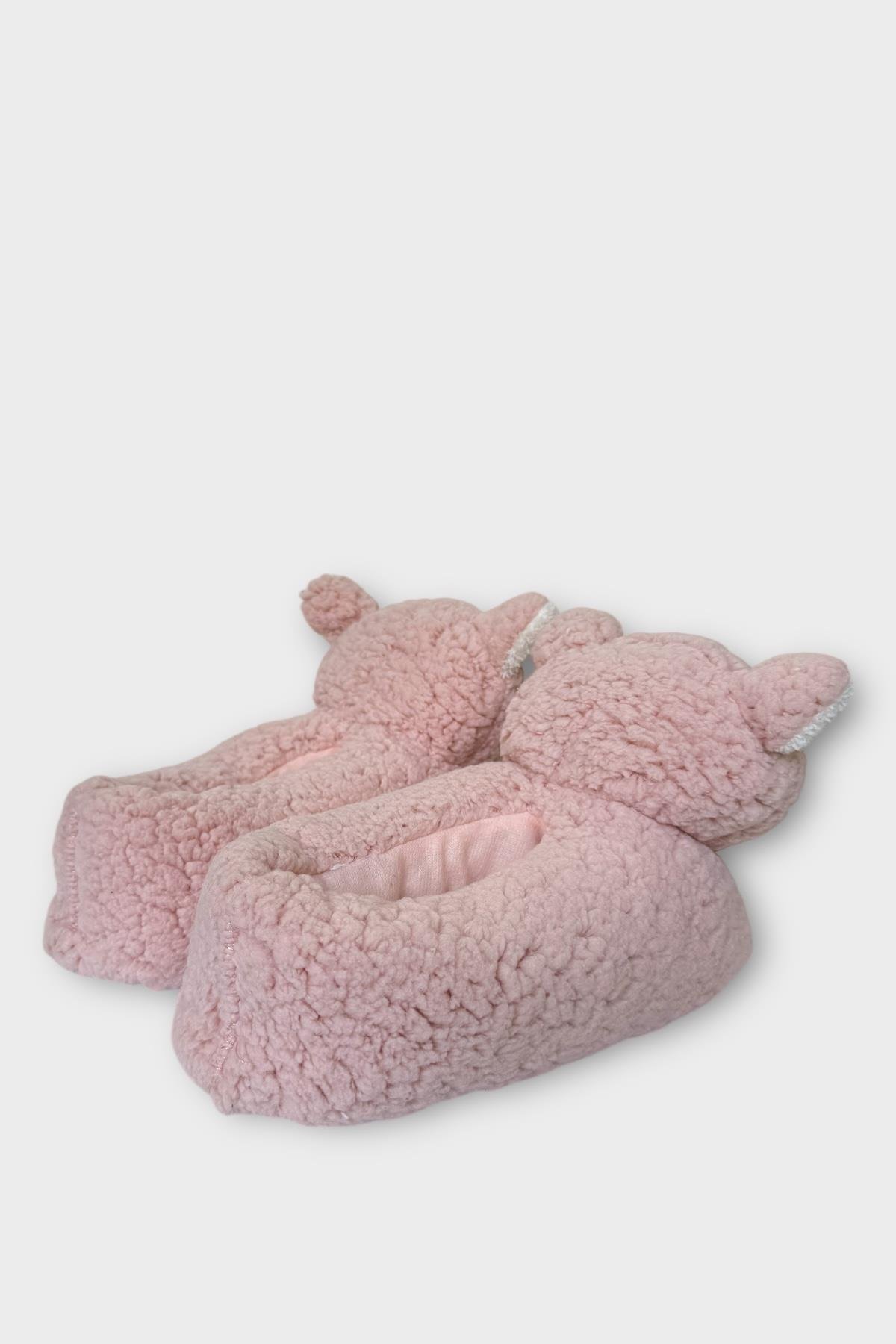 Kadın Sevimli Hayvan Figürlü Panduf Ev Botu PUDRA - Görsel 7