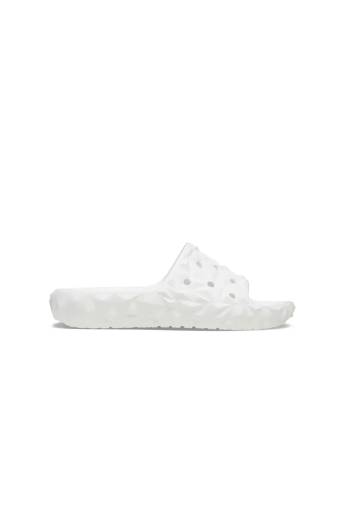 Crocs Crocs Beyaz Classic Geometric Slide v2 Unisex Spor Terlik 209608-100 Sandalet & Terlik | Flo Beyaz - 2. görsel